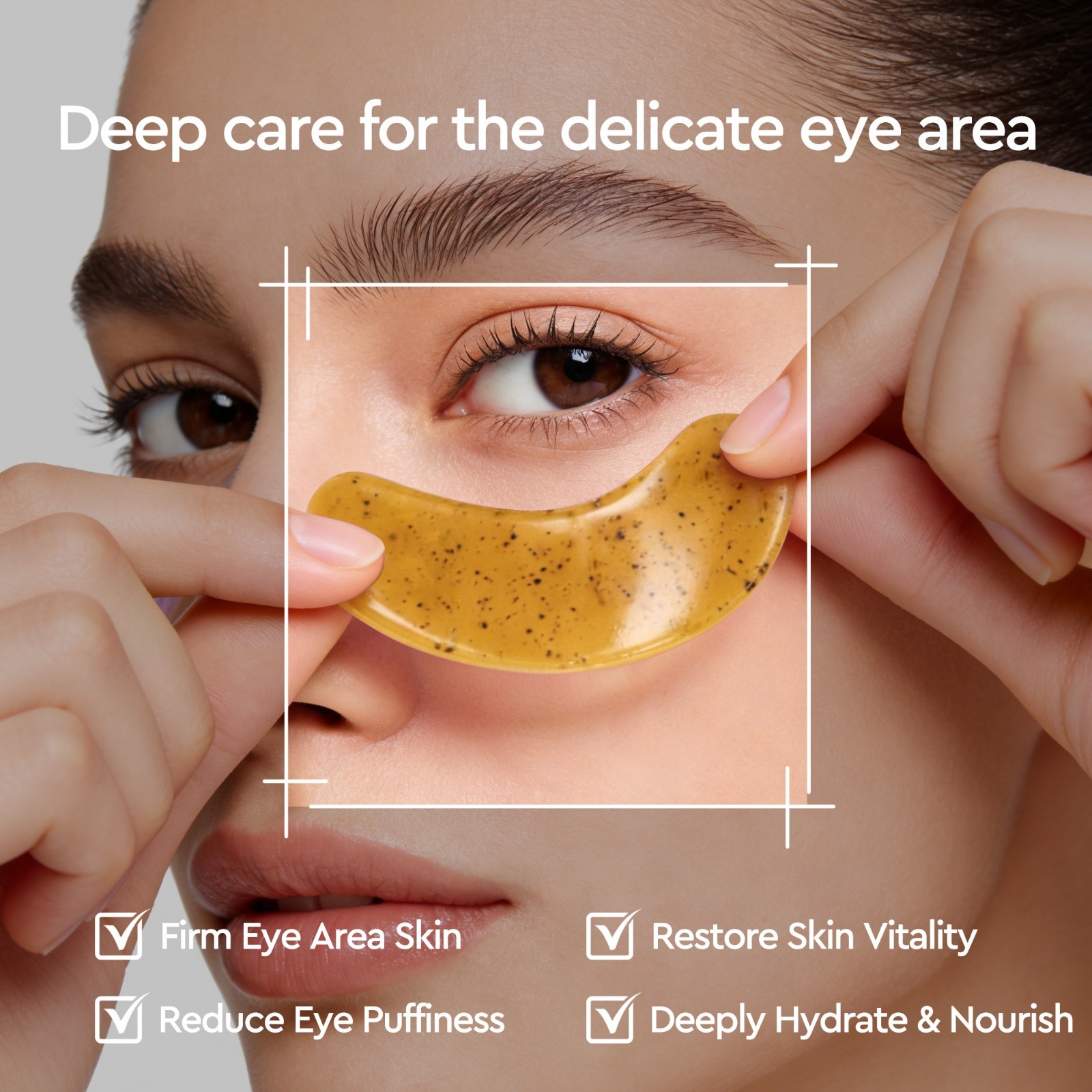 Seaweed & Green Tea Under Eye Patches for Dark Circles Puffiness 30 Pairs