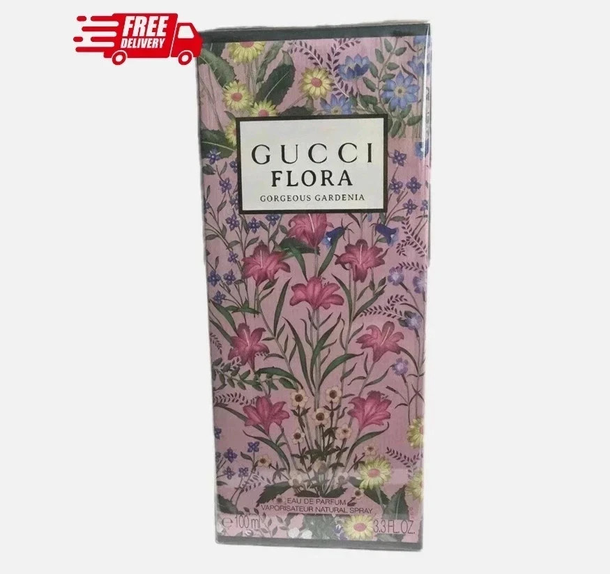 Gucci Flora Gorgeous Gardenia 3.3 oz EDP Perfume for Women | New in Box Scent