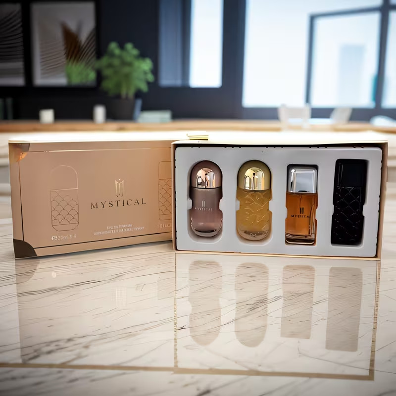 MYSTICAL Womens Perfume Gift Collection Set 20ml 30ml 4-Piece Travel Spray