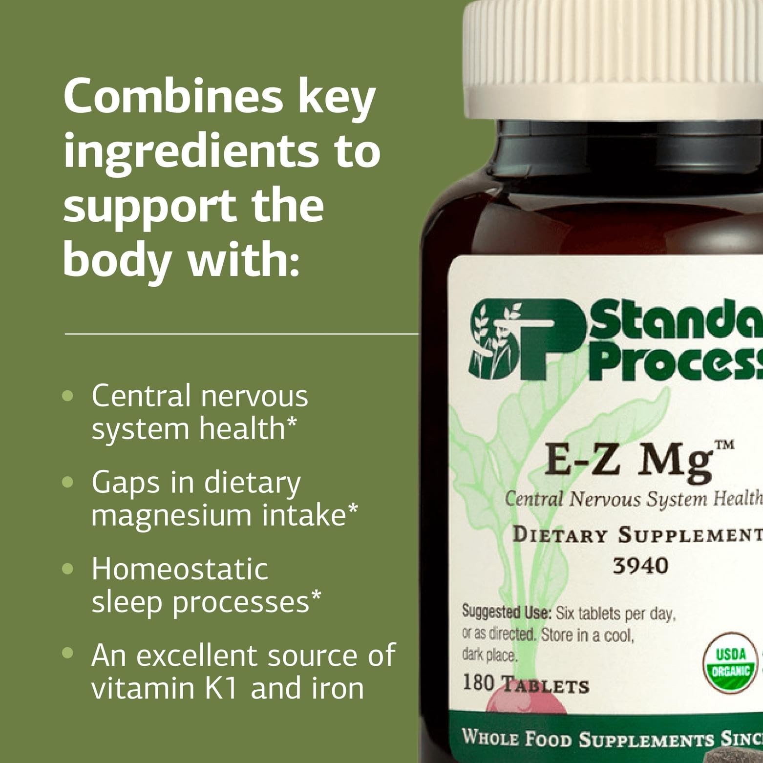 Standard Process Inc. Standard Process E-Z Mg – Central Nervous System Health