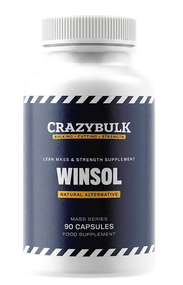 CrazyBulk WINSOL NaturalAlternative for Lean Mass and Strength Supplement 90Caps