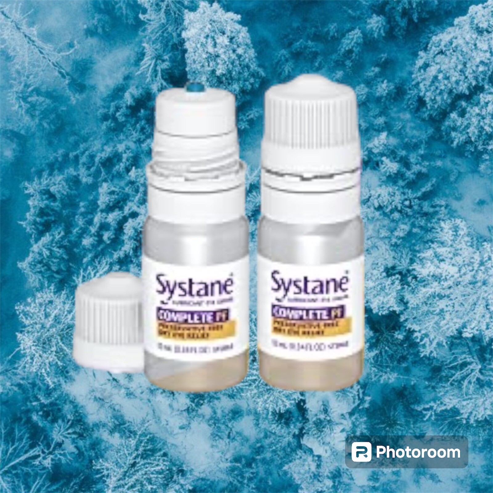 SYSTANE Complete PF Lubricant Eye Drops – Twin Pack, 0.34 Oz Each