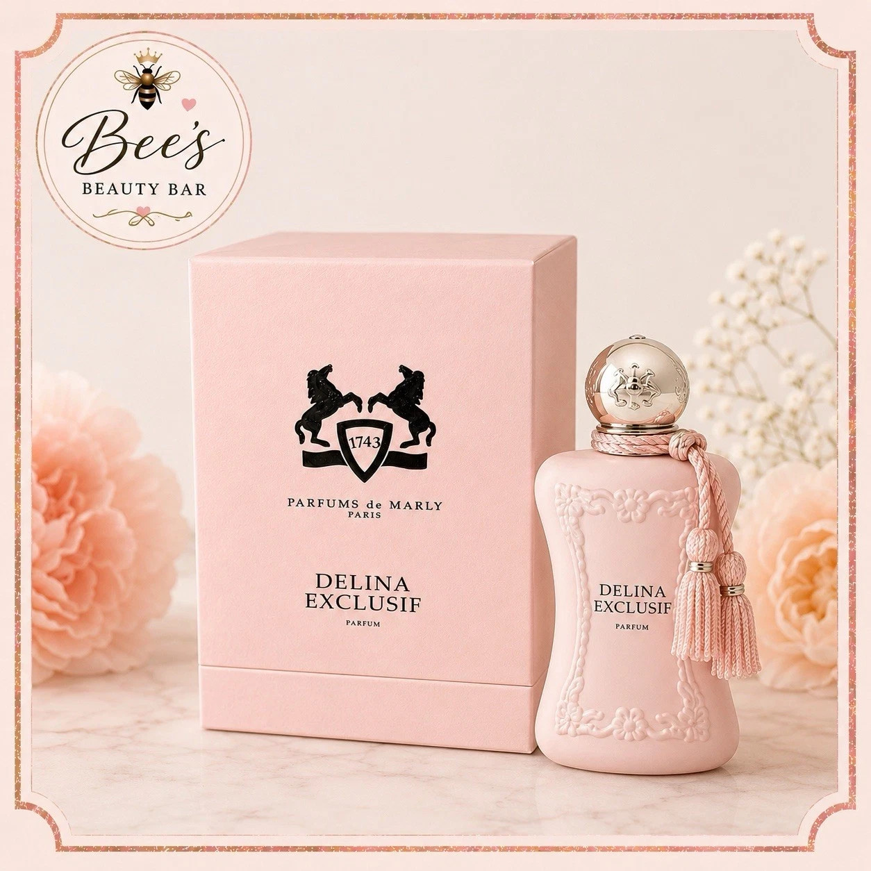 Parfums de Marly Delina Exclusif Perfume 2.5oz 75ml NEW SEALED IN BOX Pink