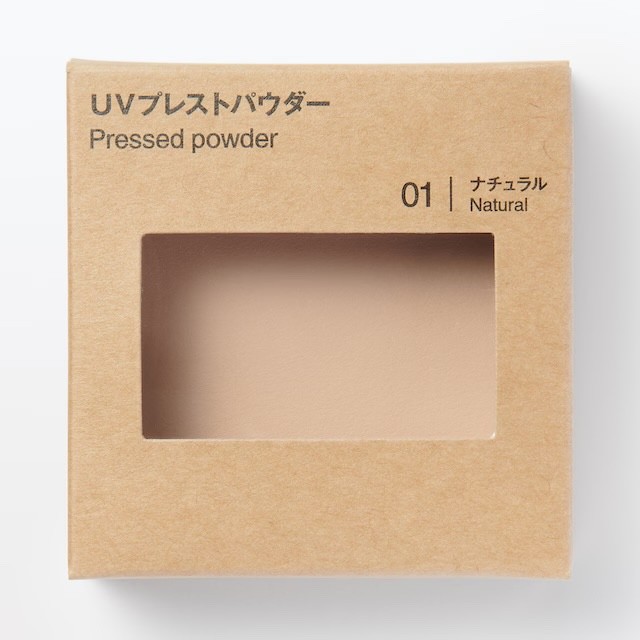 MUJI UV Pressed Powder 9.2g Natural SPF50+ PA++++ Unscented