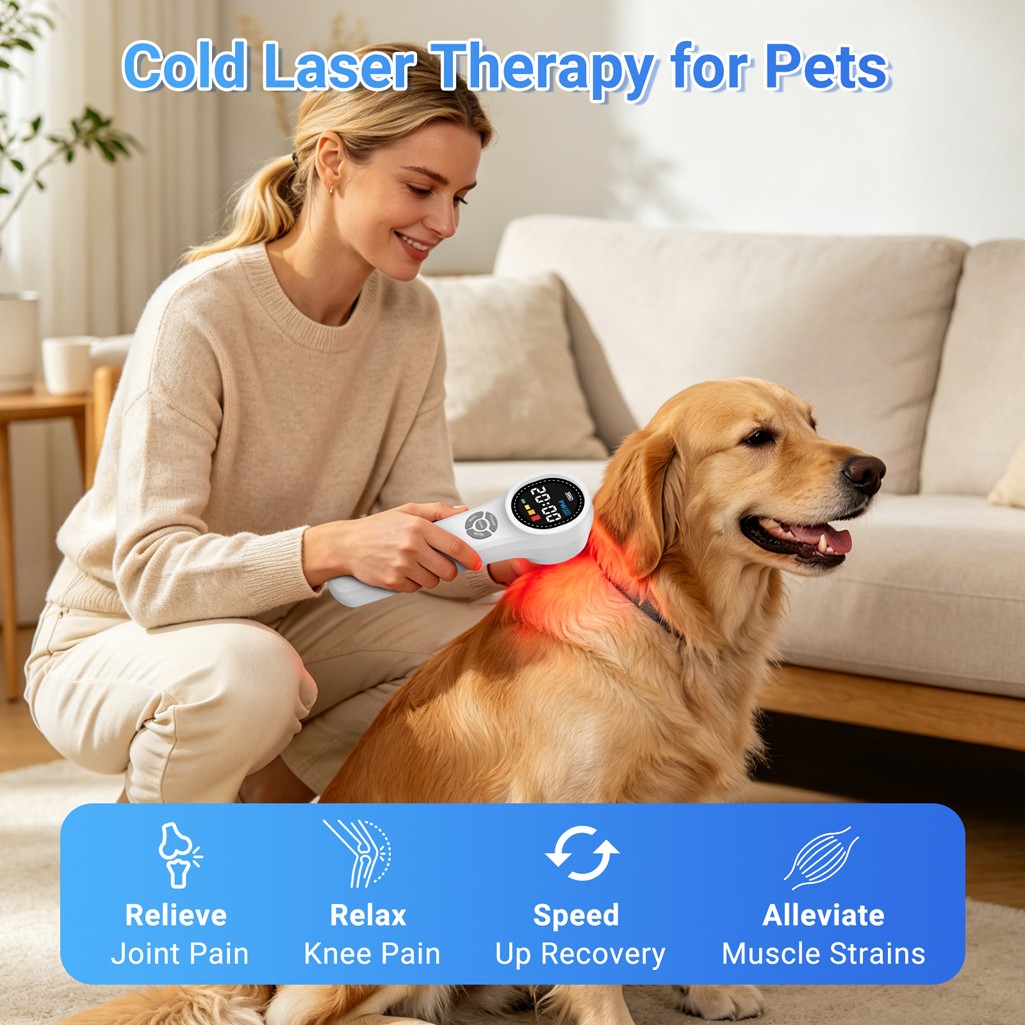 Cold Laser Therapy for Neck Pain Wounds & Joints Relief 16x660nm 4x810nm 4x980nm