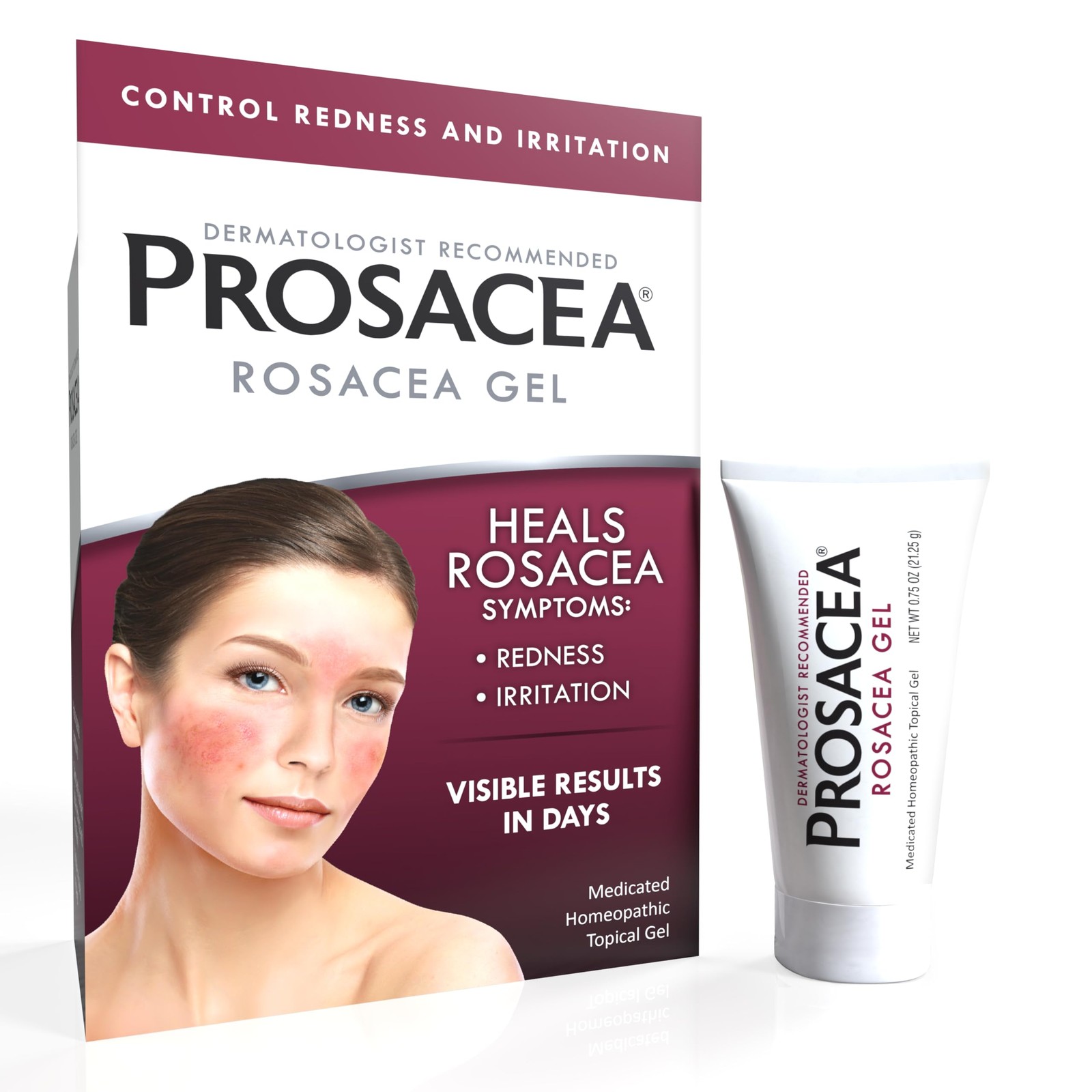 Prosacea – Medicated Rosacea Treatment for Face – Heals Pack of 1