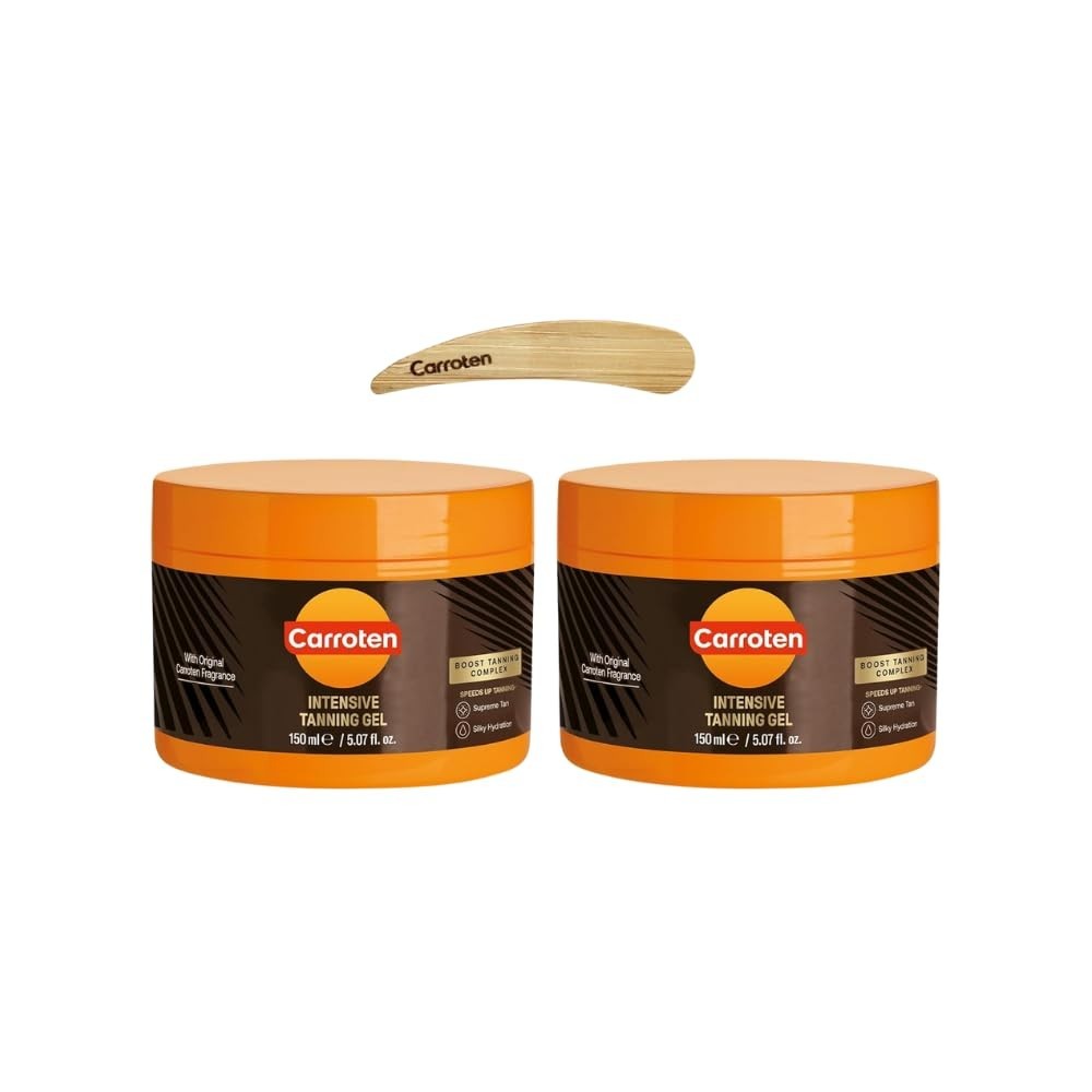 2PCS-Carroten Intensive Tanning Gel | Browning Tan Accelerator | Non-Greasy