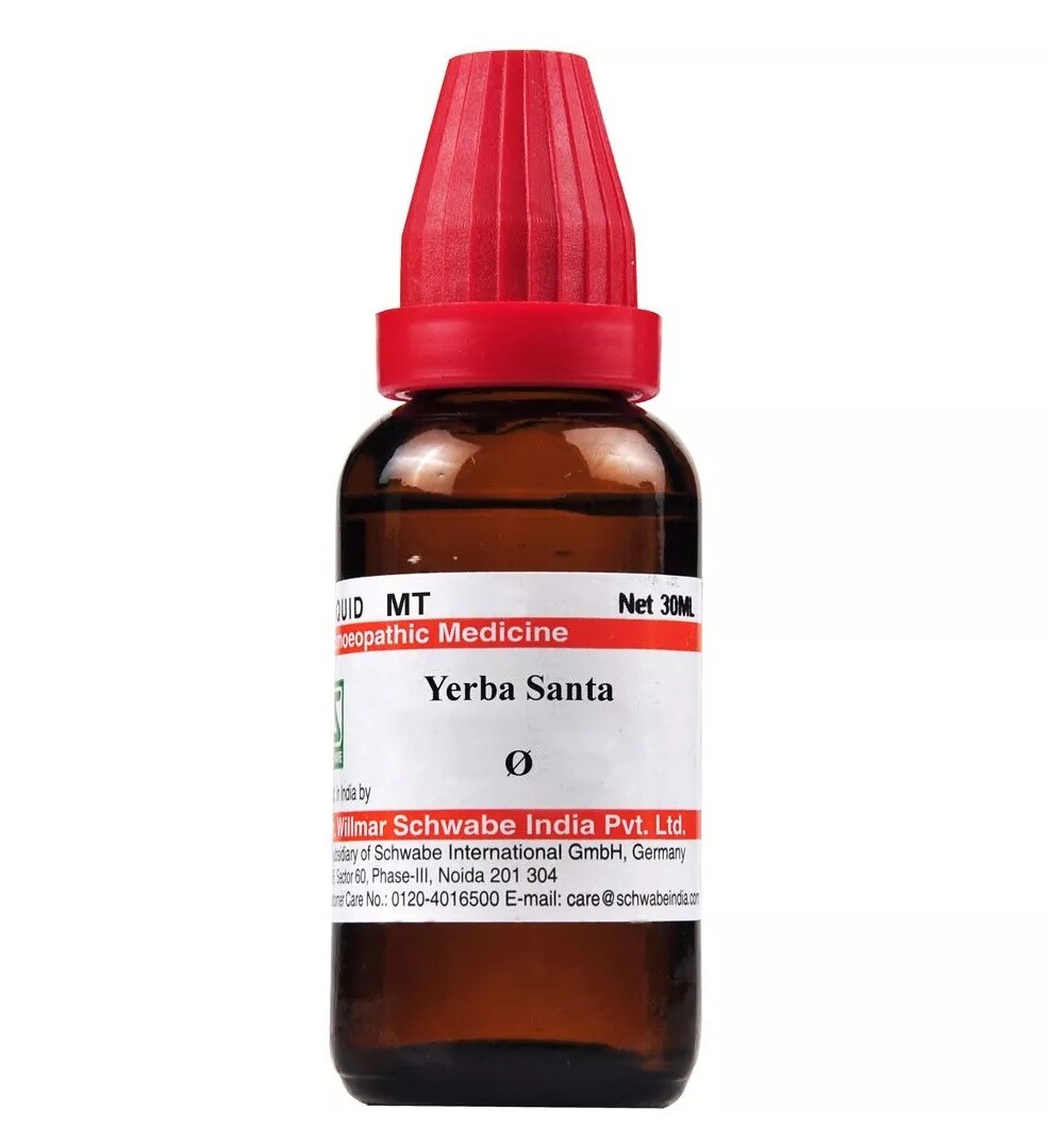 Willmar Schwabe Yerba Santa (Eriodictyon Glutinosum) Q (Size 30/100ml)
