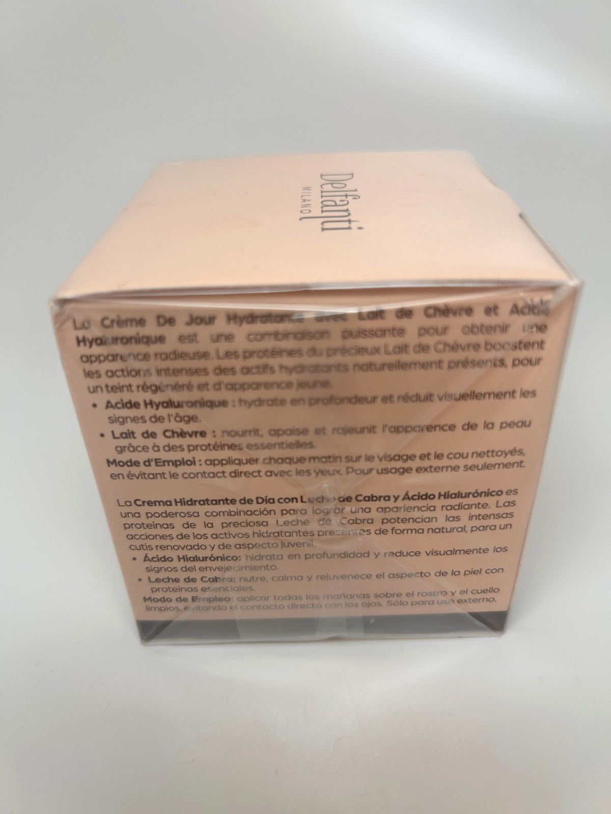 Delfanti Milano Goat’s Milk with Hyaluronic Acid Day Cream 1.7 oz Italy NEW