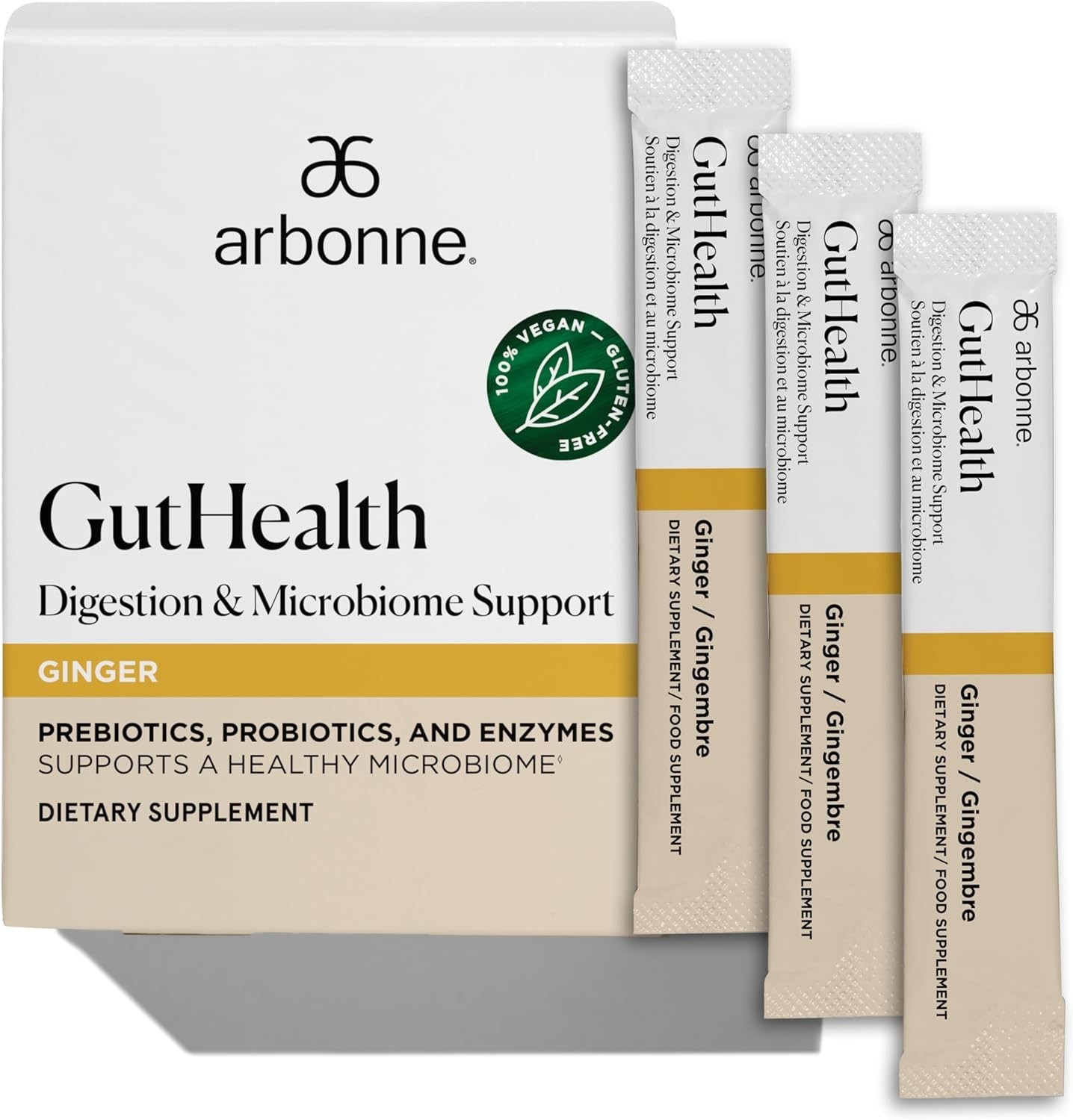 Arbonne Gut Health Digestion Support – Microbiome Prebiotic and Probiotic Dri…