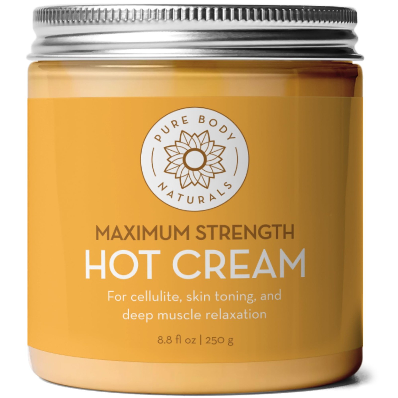Max Strength Hot Cream with Capsaicin Menthol for Muscle Relief – 8.8 oz