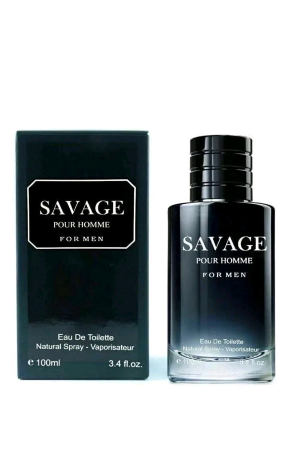 Savage 100 ml 3.4 oz High Quality Impression Cologne EDT Spray for Men