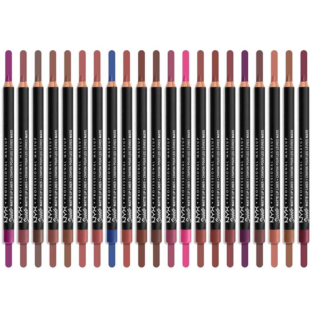 NYX PROFESSIONAL MAKEUP Slim Lip Liner Pencil Long-Lasting Creamy Lip Pencil