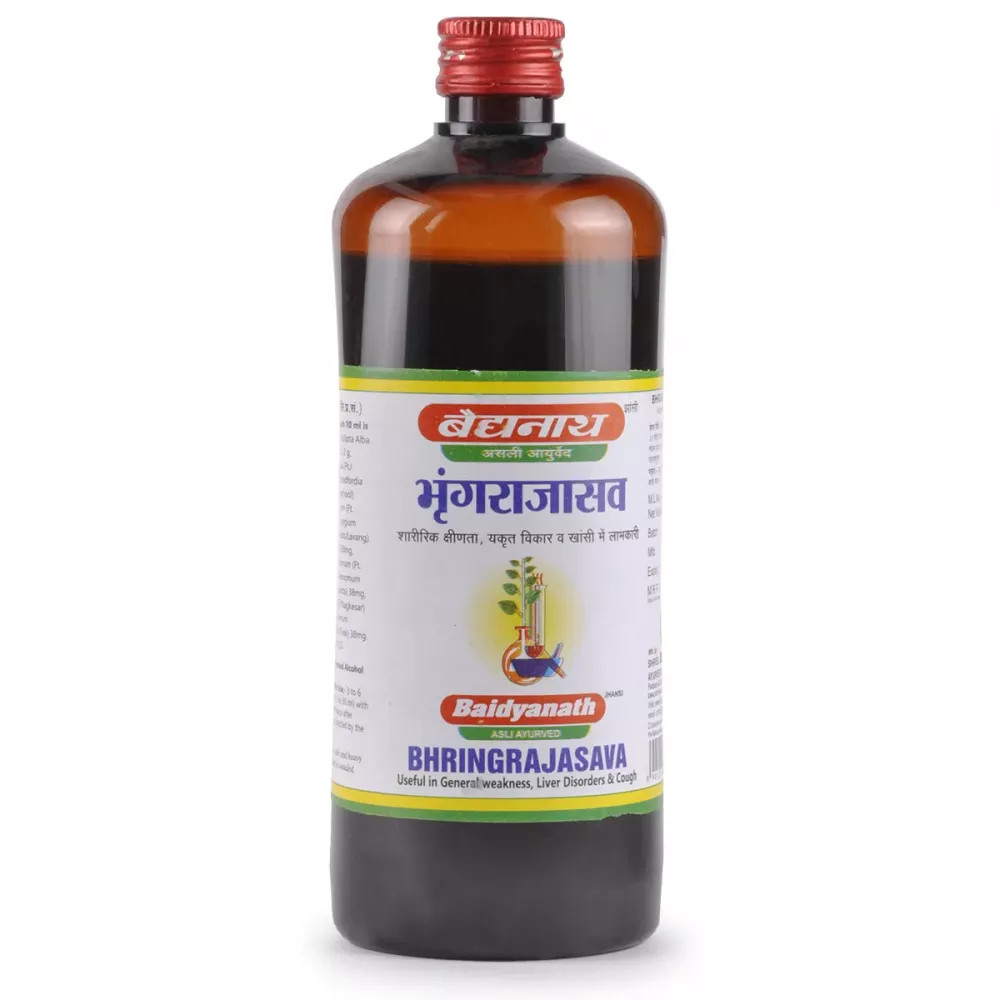 2pc x Baidyanath Bhringrajasava (450ml) Bhringarajasava Bhringraj Asava
