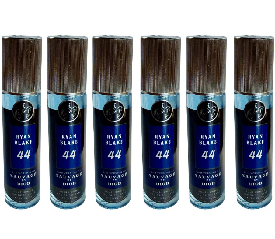 Ryan Blake 44 Savage Spray Perfume for Men – 1 oz – (Pack of 6)