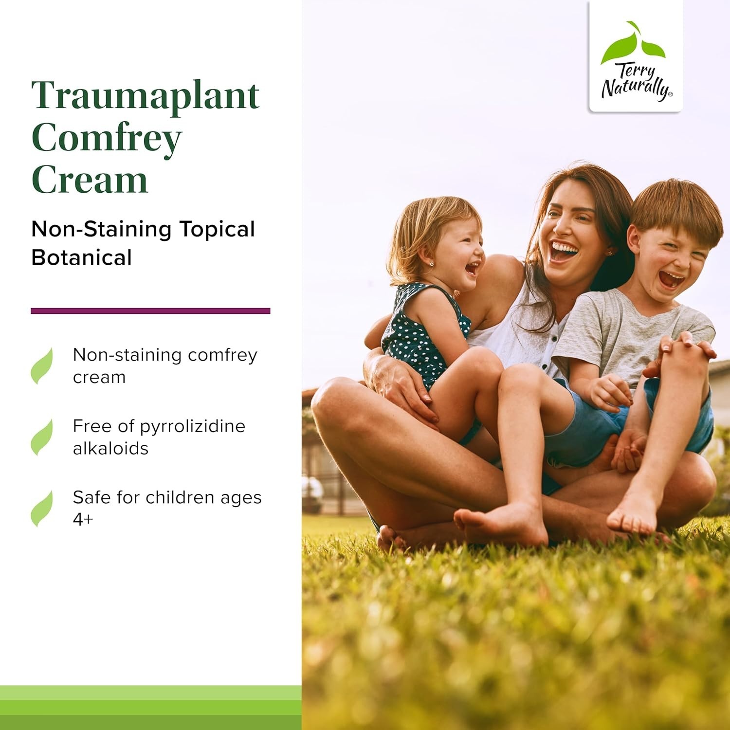 Terry Naturally Traumaplant Comfrey Cream 3.53 oz Tube Vegan Exp 07/2028 New