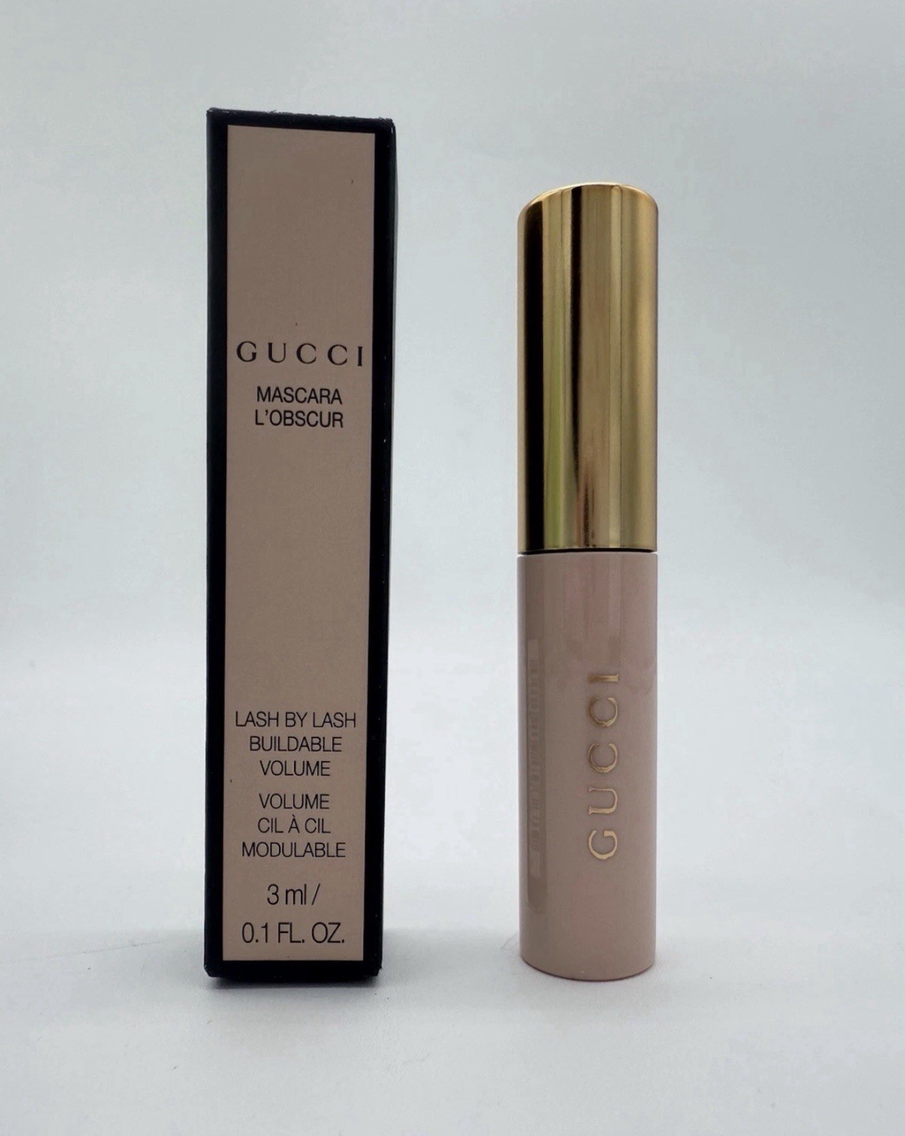 Gucci Mascara L’Obscur 1 Eve Black Travel Size 3 mL / 0.1 Fl oz New Unused