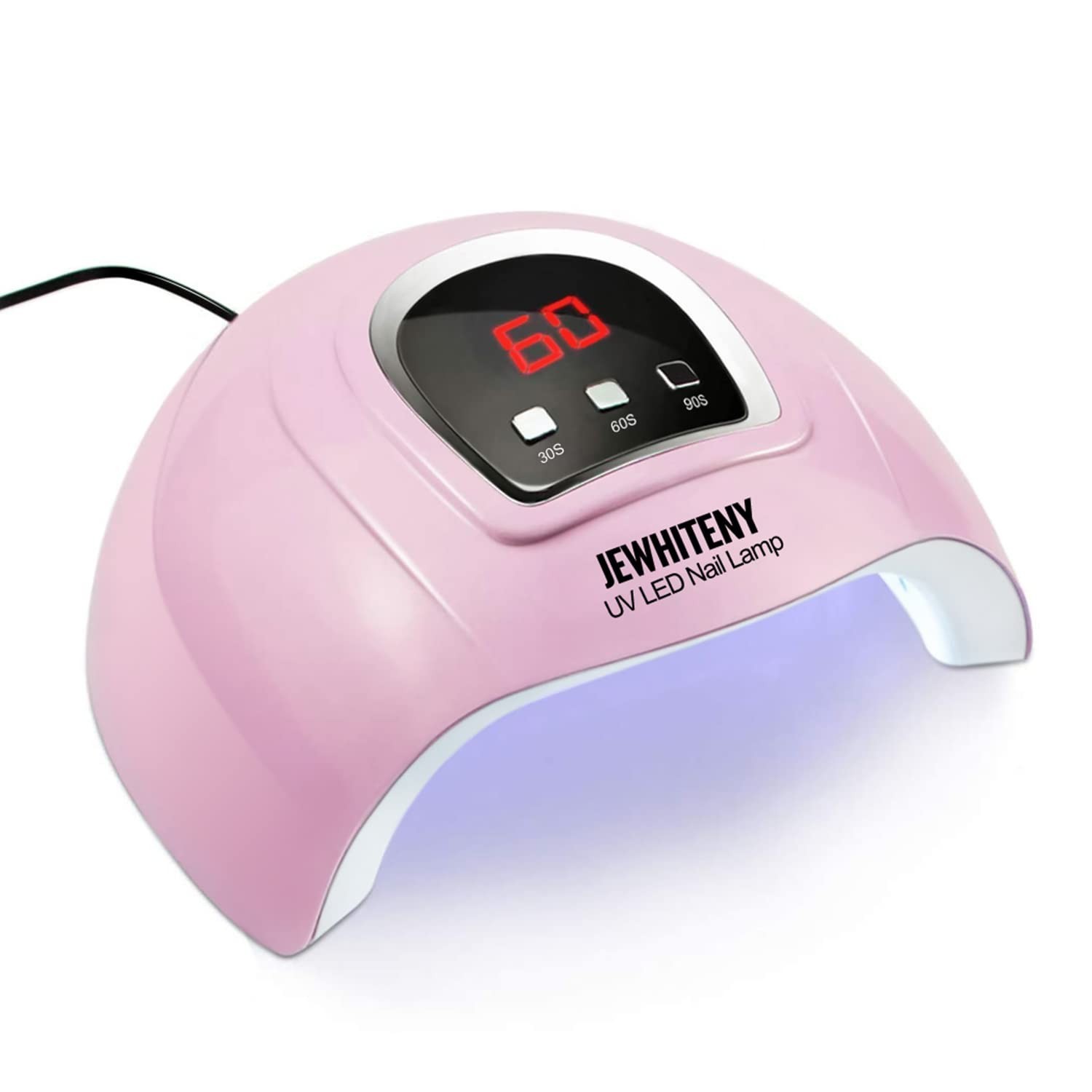 Efficient UV LED Nail Lamp for Curing Gel Polish – 3 Timers and LCD Display!