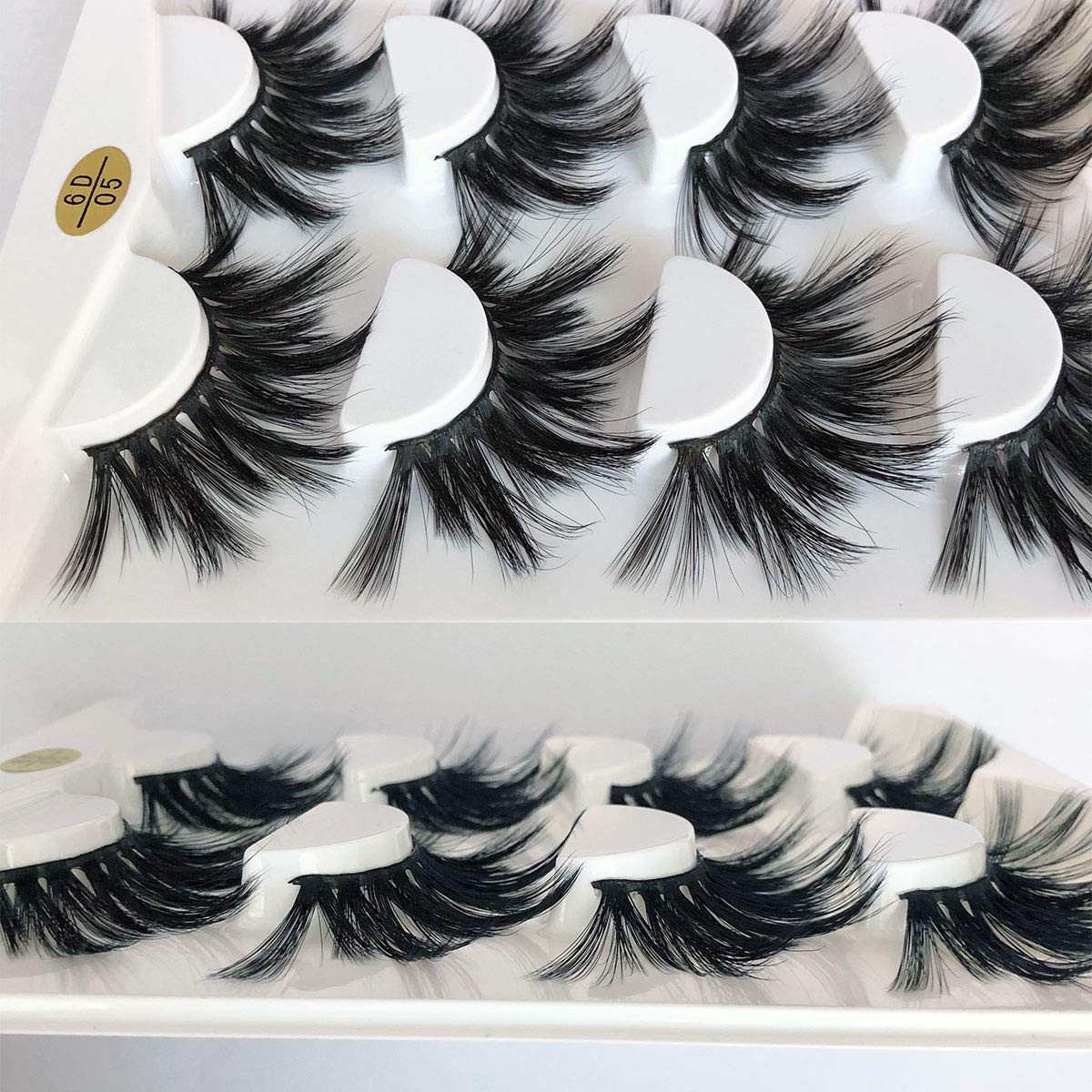 Dramatic 25mm Faux Mink Eyelashes – Handmade 6D Volume for Stunning Effects