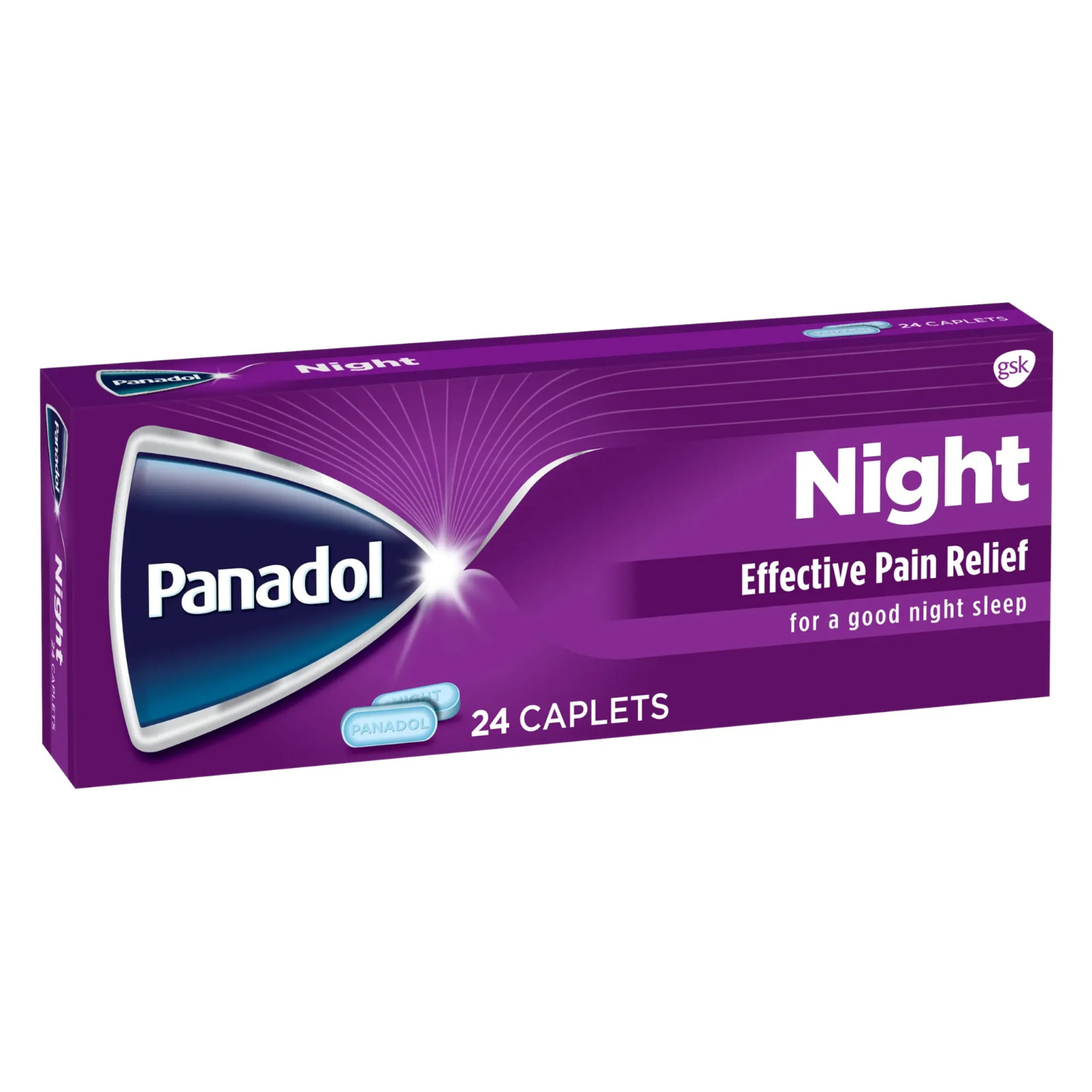 Panadol Night 24 Caplets Pain Relief Nighttime Sleep Aid بنادول نايت