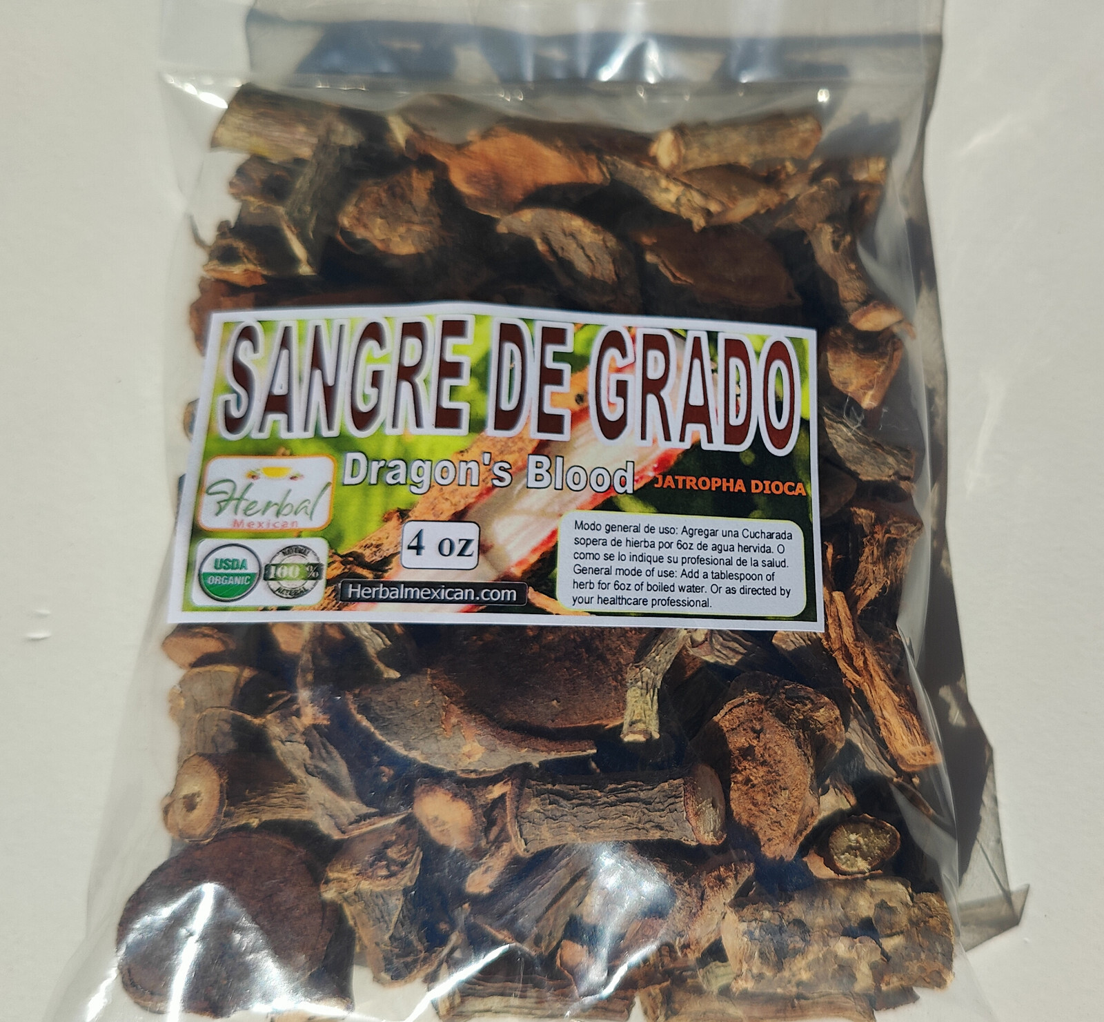 Sangre de grado sangre de drago sangregada Dragon’s blood Mexican Herbs 4oz