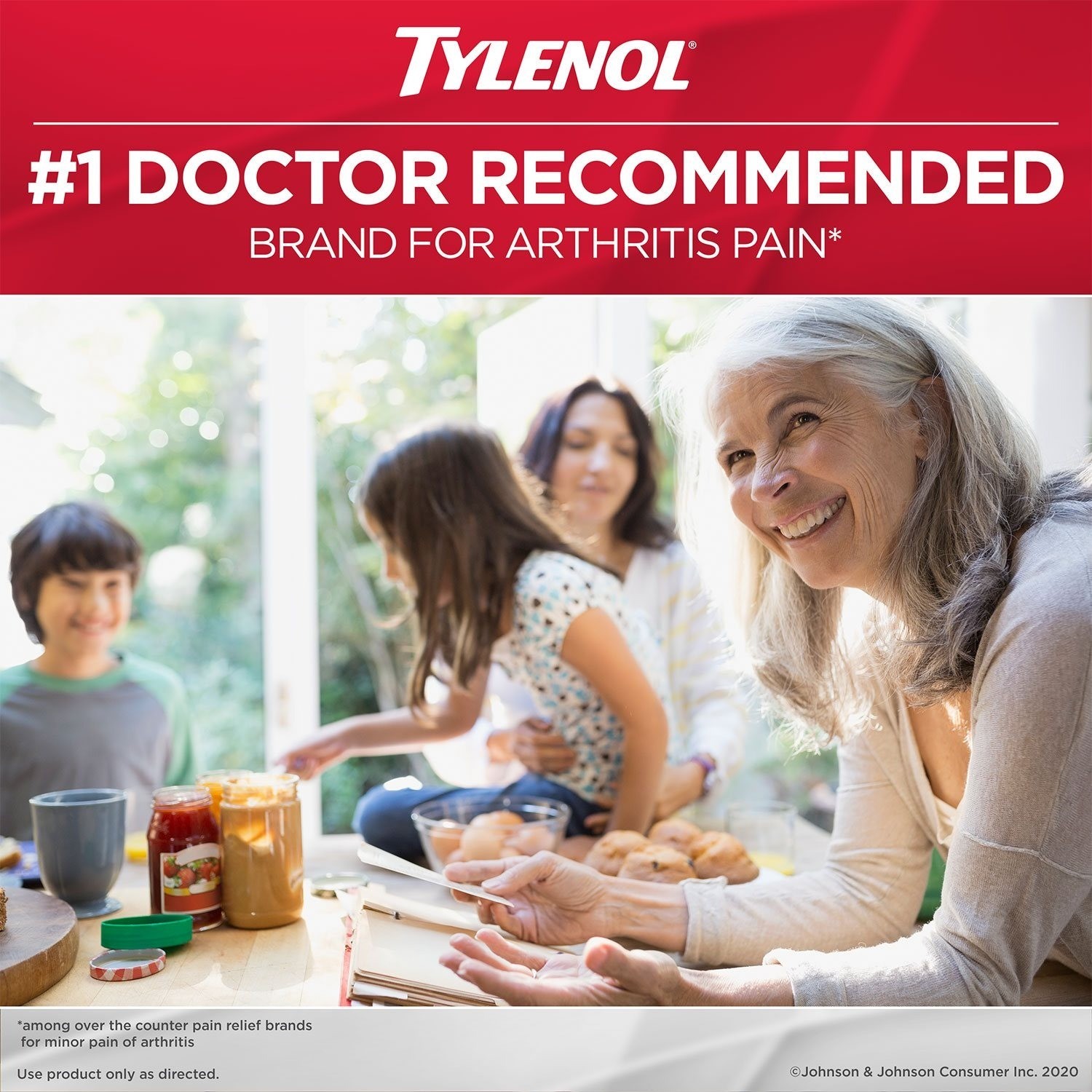 Tylenol 8Hr Arthritis Pain Caplets 650mg – 290 Count – Extended Release Relief
