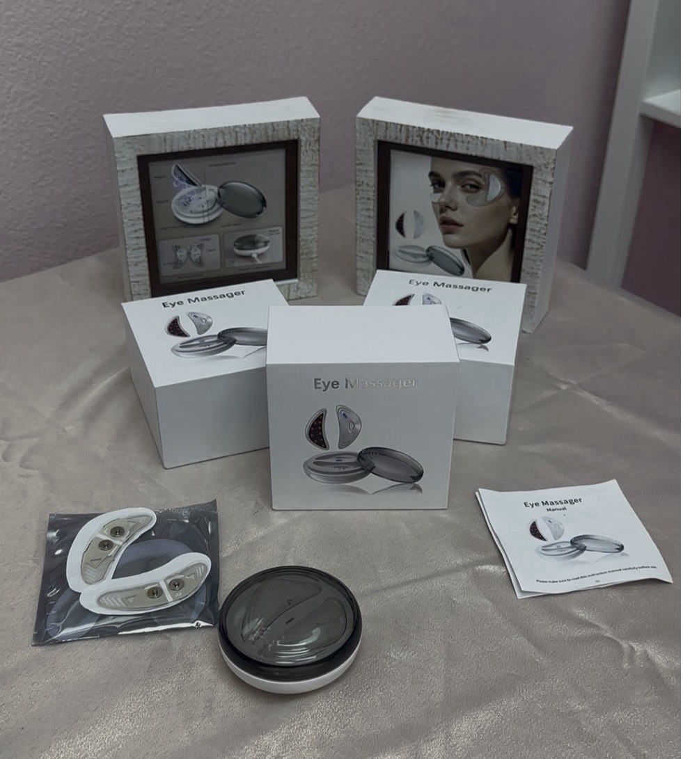 Portable Red Light Therapy Eye Massager | Under Eye Rejuvenation/Anti-Puffiness