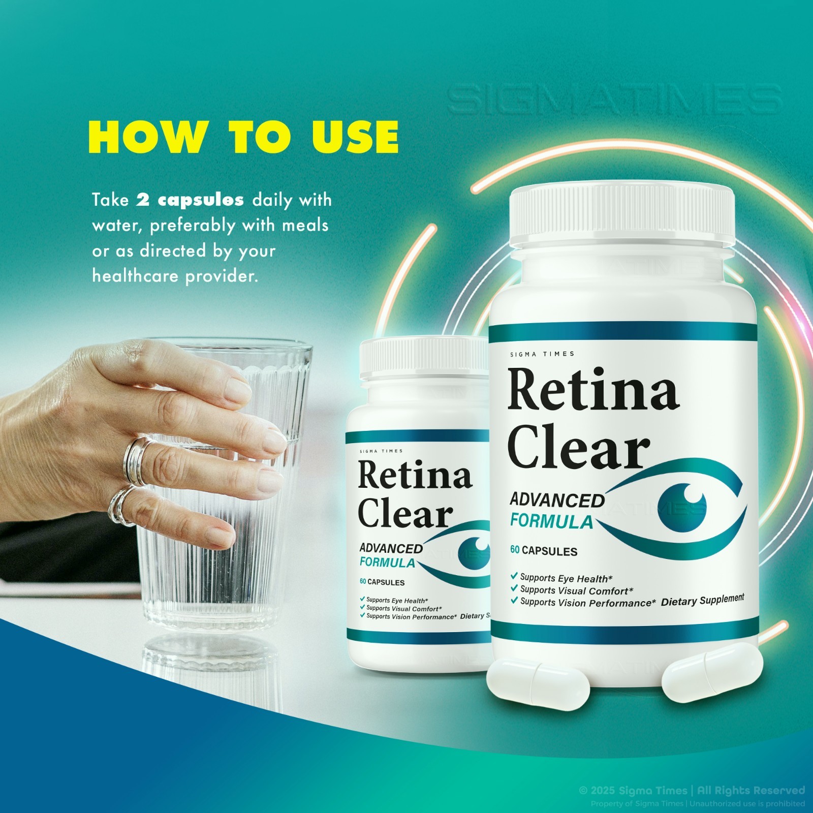 (5 Pack) Retina Clear – Retina Clear Capsules for Eyes