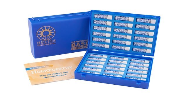 NEW Helios Homoeopathy Basic 36 Deluxe Family Kit with Free Instruction Manual