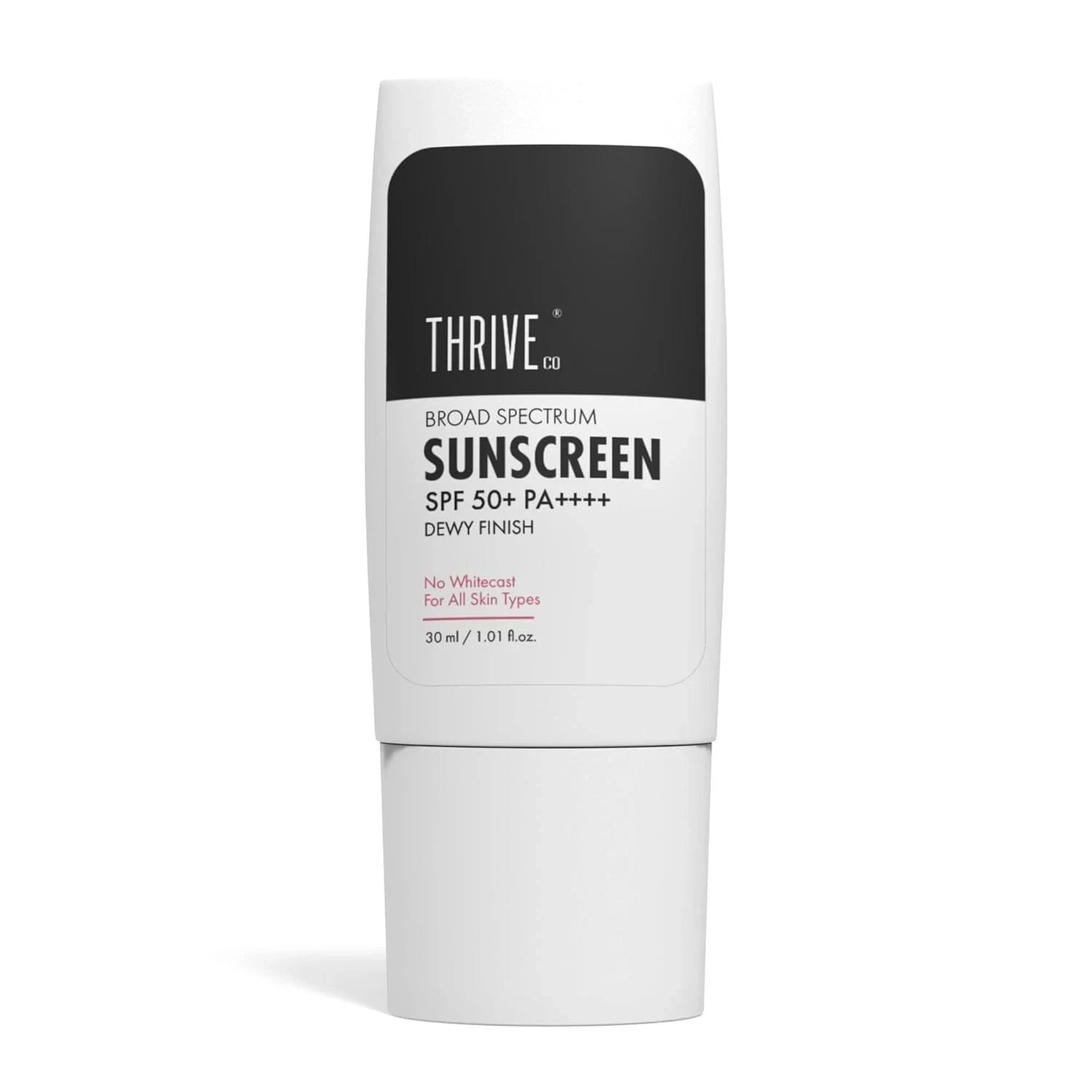 ThriveCo Water-based Sunscreen, Broad Spectrum & Spf 50 Pa++++, UV A & UVB 30ml