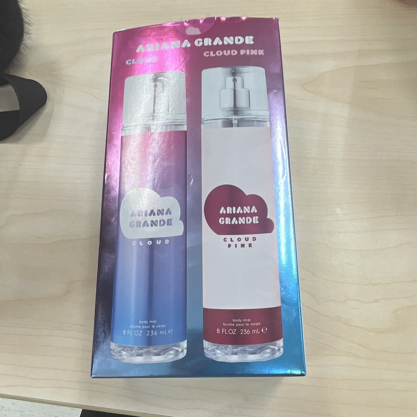 Ariana Grande Cloud & Cloud Pink Body Mist Set for Women, 2 x 8 fl oz