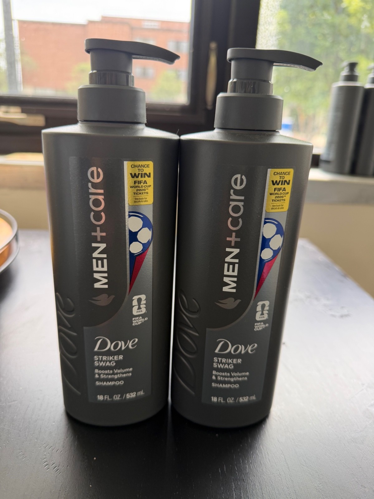 Dove Men+Care Striker Swag Shampoo 18 fl oz 2 Pack