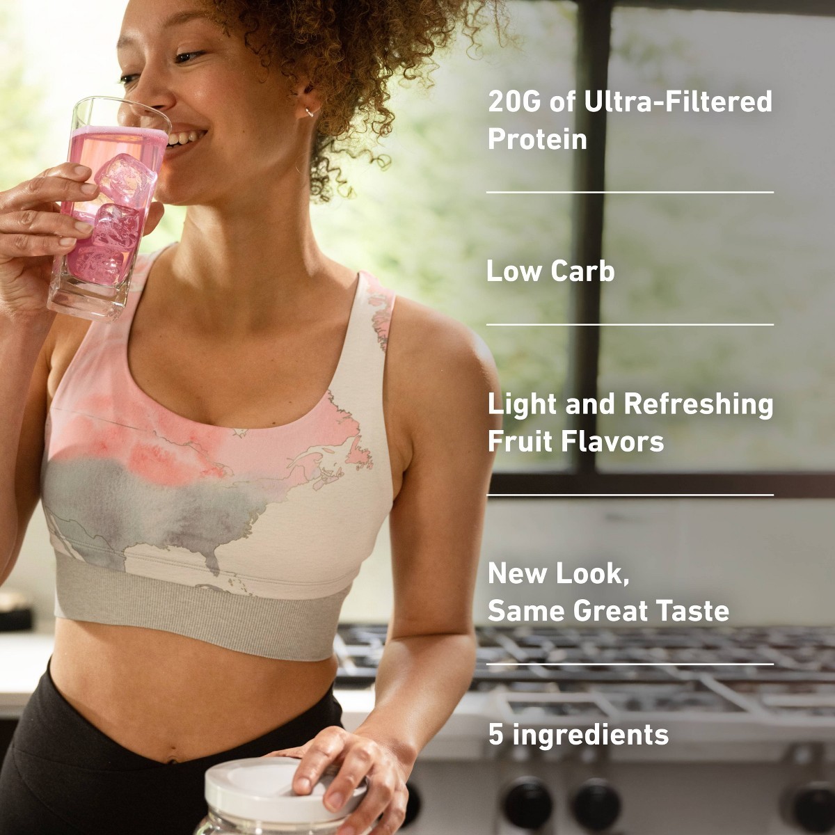 Isopure Clear 20g Whey Isolate Protein Powder – Mixed Berry – 16 Servings-14.1oz