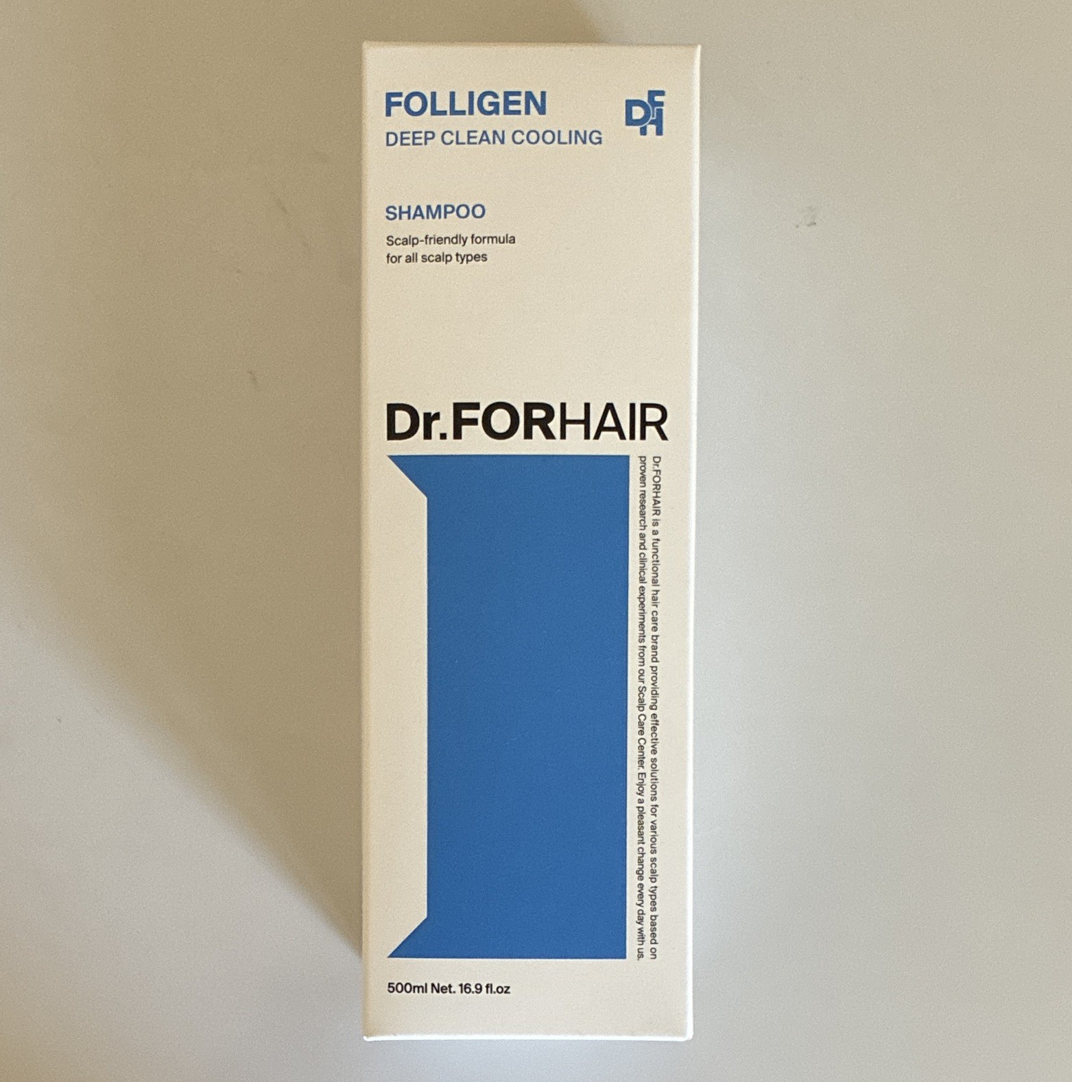 Dr.FORHAIR Folligen Deep Cleansing Cooling Shampoo 16.9 fl oz Eucalyptus