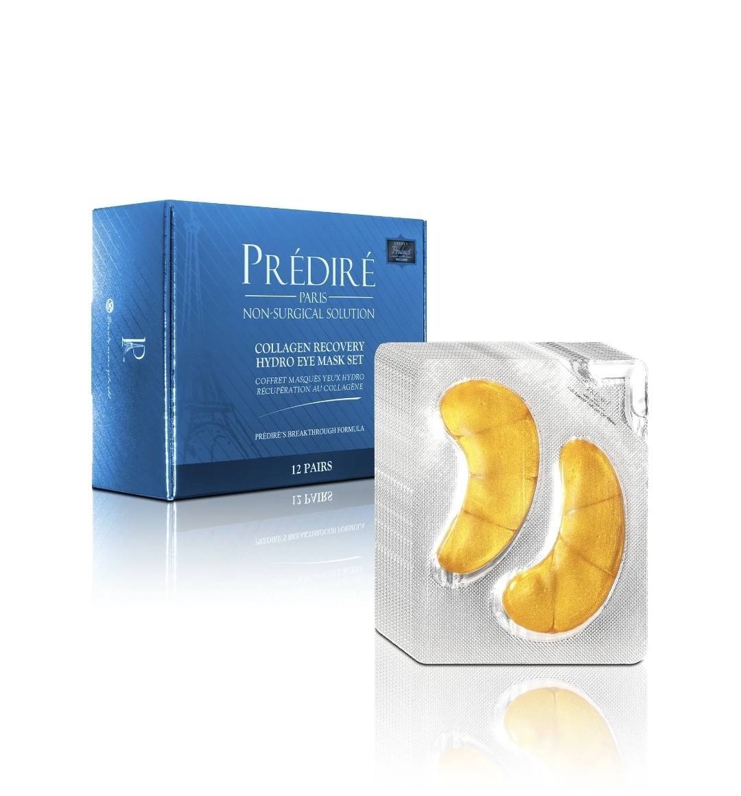 Prédiré Paris Collagen Hydrating Under-Eye Hydro Mask Set 12 Pairs Gold