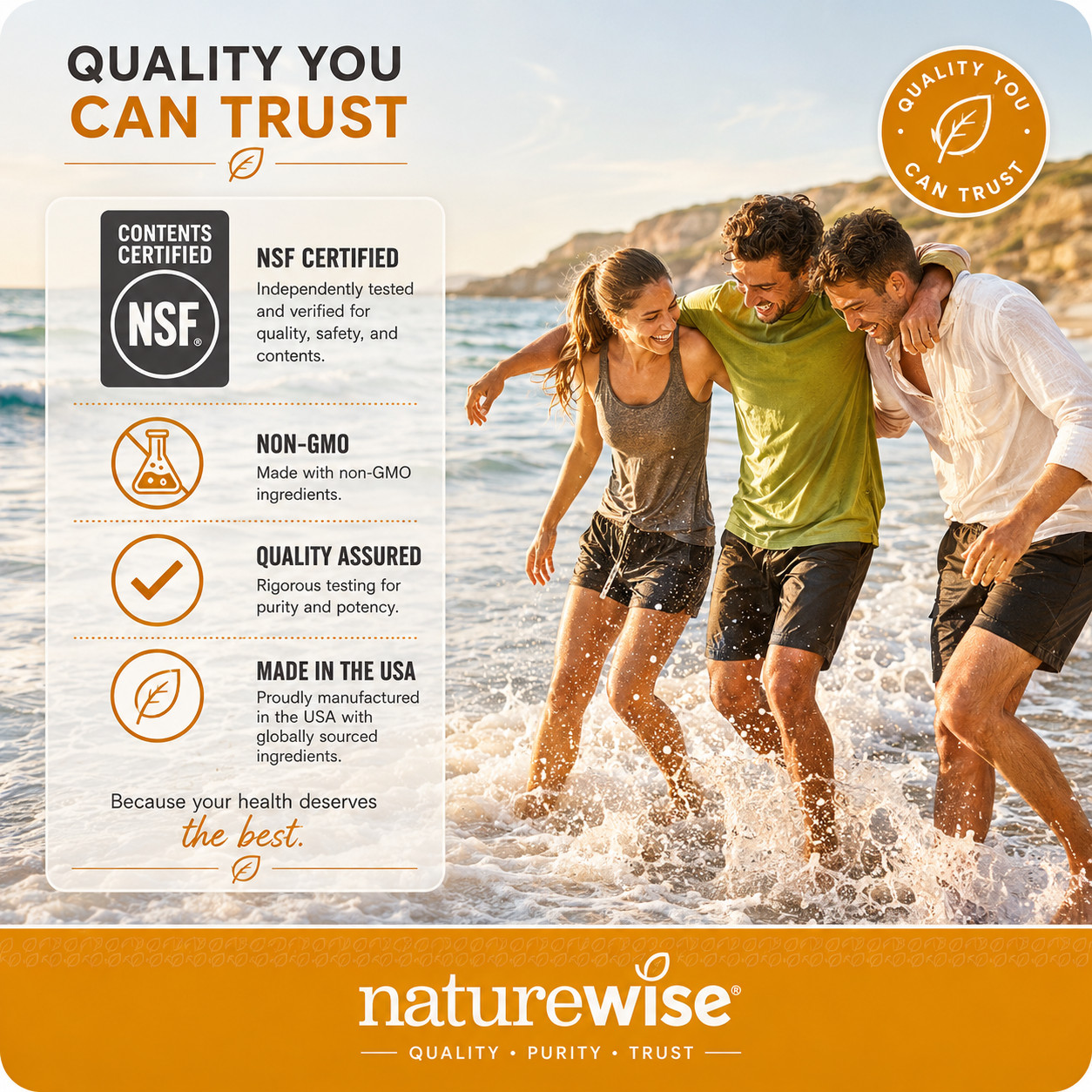 NatureWise Vitamin D3 5000 IU 360 Softgels Immune Bone Muscle Support 1 Year