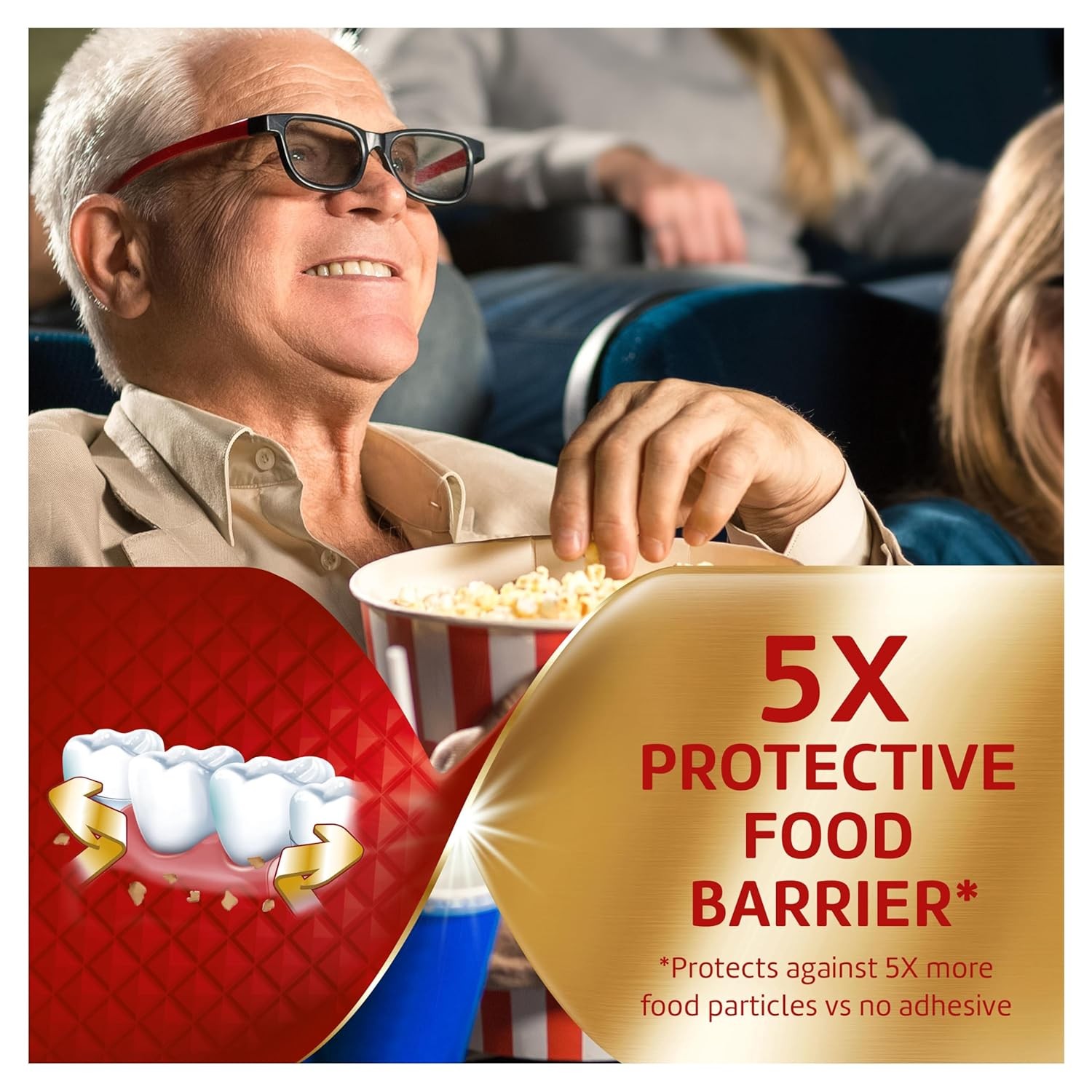 Poligrip Power Max Power Hold plus Seal Denture Adhesive Cream, Denture Cream fo