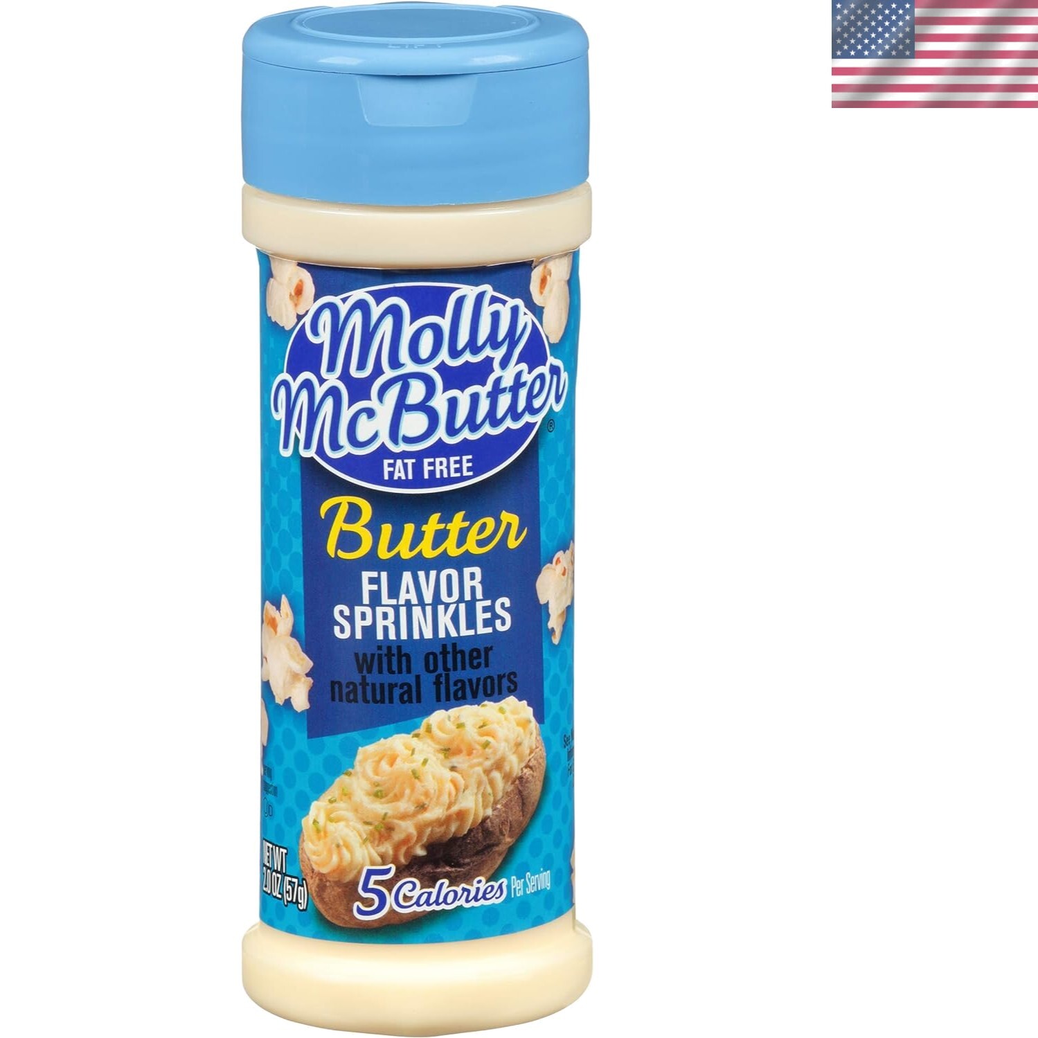 Cholesterol-Free Butter Flavor Sprinkles, 2oz x 12 – Flavor Without Compromise