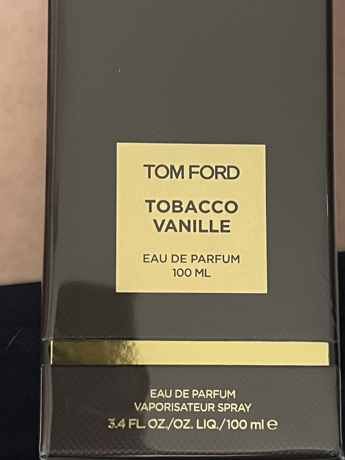 Tom Ford Tobacco Vanille Eau de Parfum 3.4 oz / 100 mL New Sealed Authentic