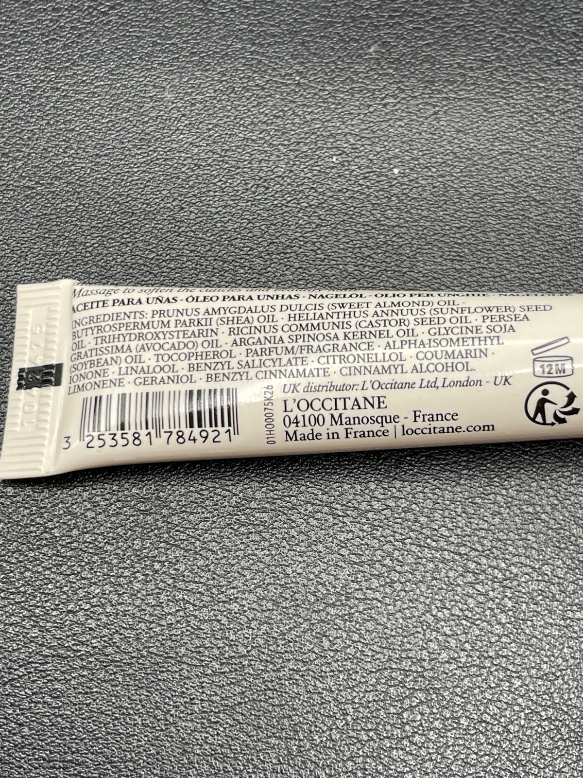 2 Pack L’Occitane Shea Nail & Cuticle Oil 0.25 fl oz / 7.5ml Each