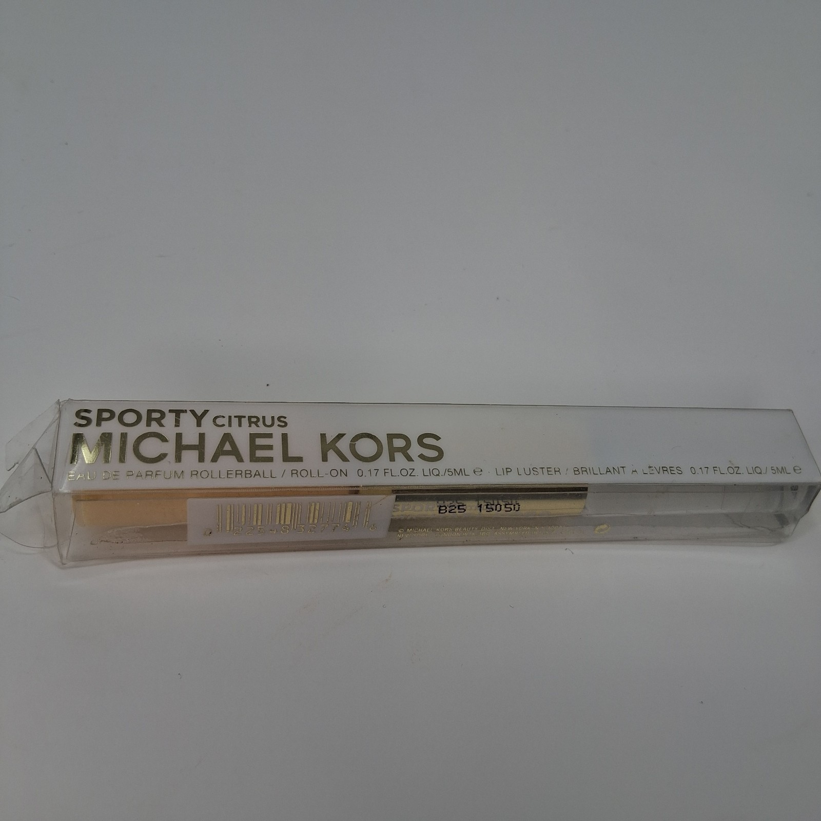SPORTY CITRUS by Michael Kors 0.17 oz edp (5 ml) roller ball + lip lustre women