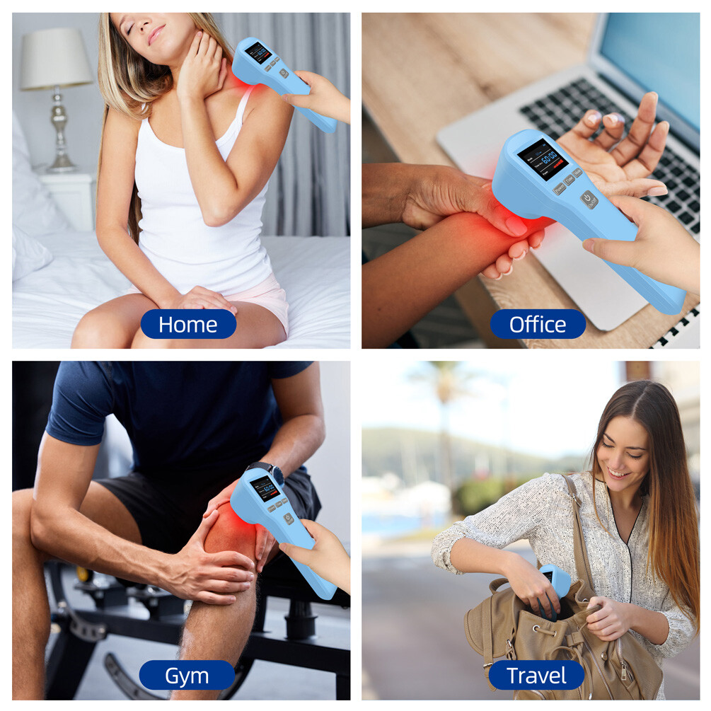 20 Diodes Cold Laser Therapy Device 880mW for Sciatica Back Nerve Pain Relief