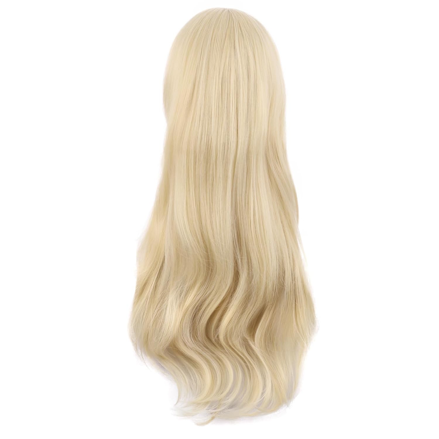 28 Inch/70 cm Women Side Bangs Long Curly Hair Cosplay Synthetic Wig Mixed Bl…