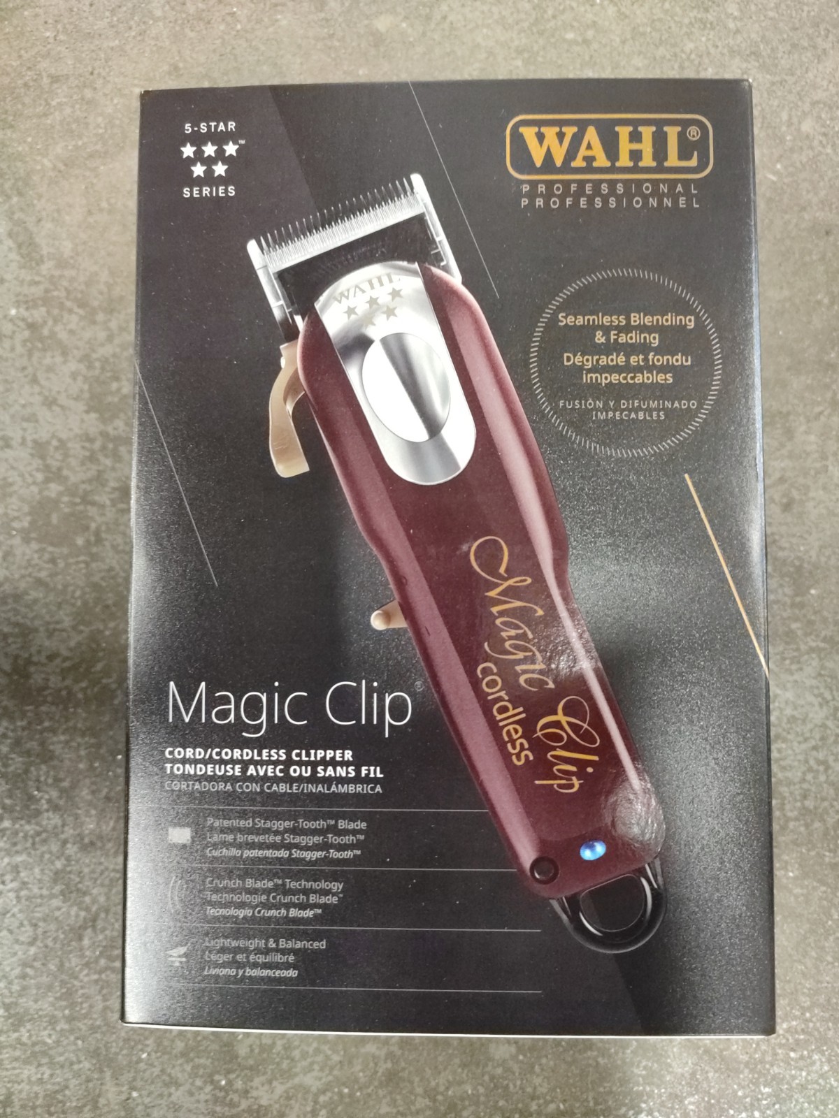 Wahl 5 Star Series 8148 Cordless Magic Clip – New