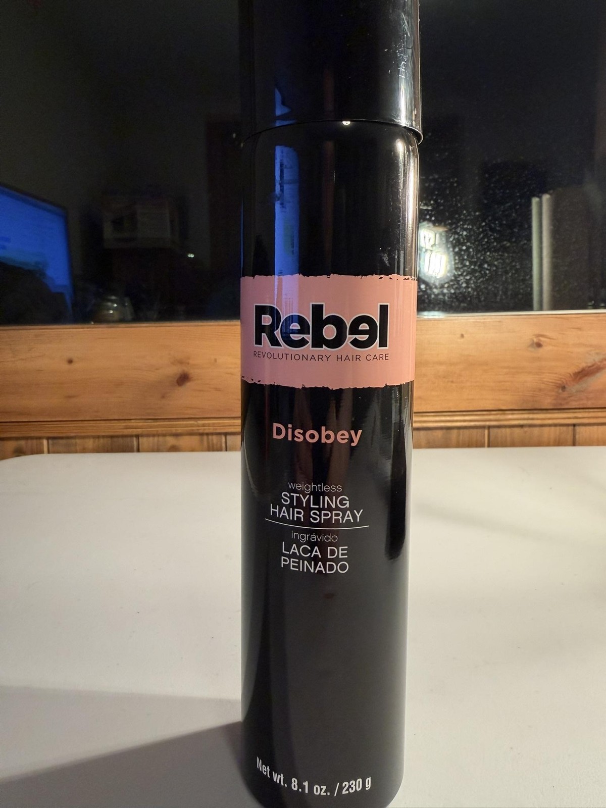 Rebel Disobey Weightless Styling Hair Spray 8.1 Oz Flexible Hold Hairspray New