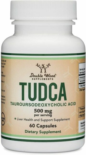 Double Wood Supplements TUDCA 500mg – 60 Capsule