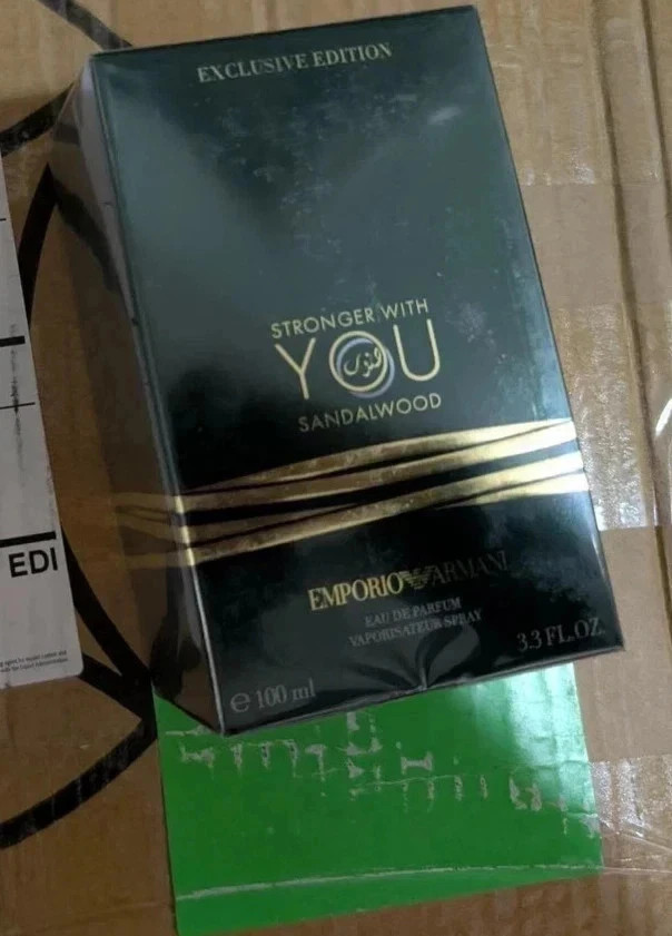 New Armani Stronger With You Sandalwood EDP 100ml Long Lasting Fragrance