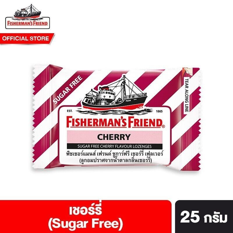 12 x Fisherman’s Friend Mint Cherry Flavors Lozenges Relief of Cough Sore Throat