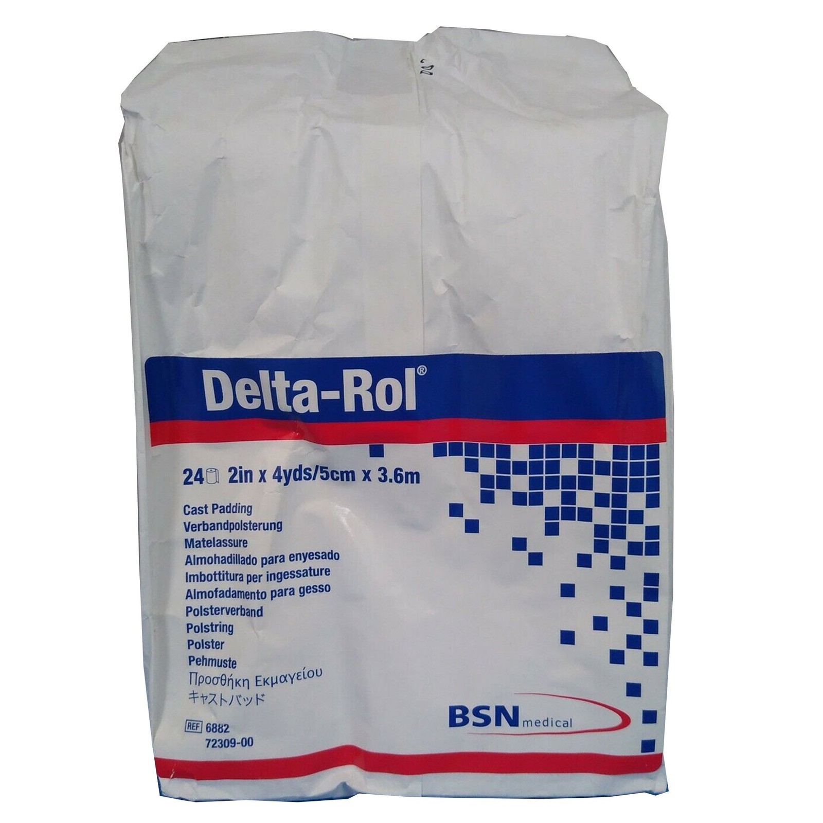 Delta-Rol Cast Padding 2″ x 4 Yd Synthetic White 6882 72 Ct