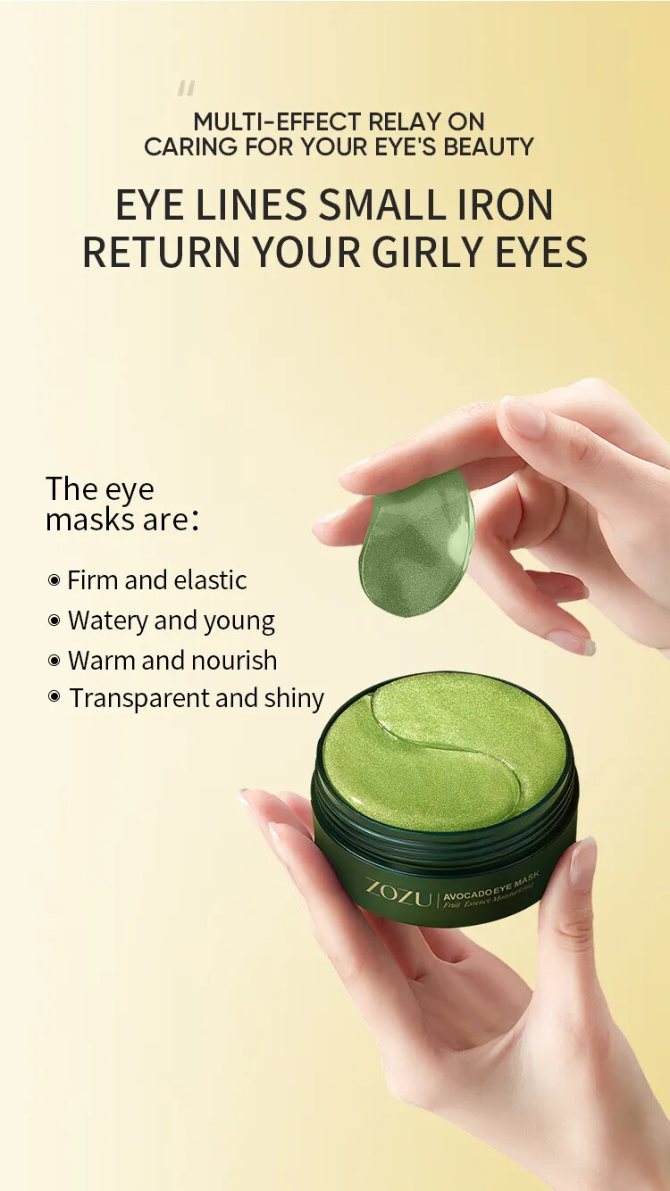 60 PCS Collagen Eye Patches Anti Aging ,Wrinkles Dark Circles Eye Bags Moistrize